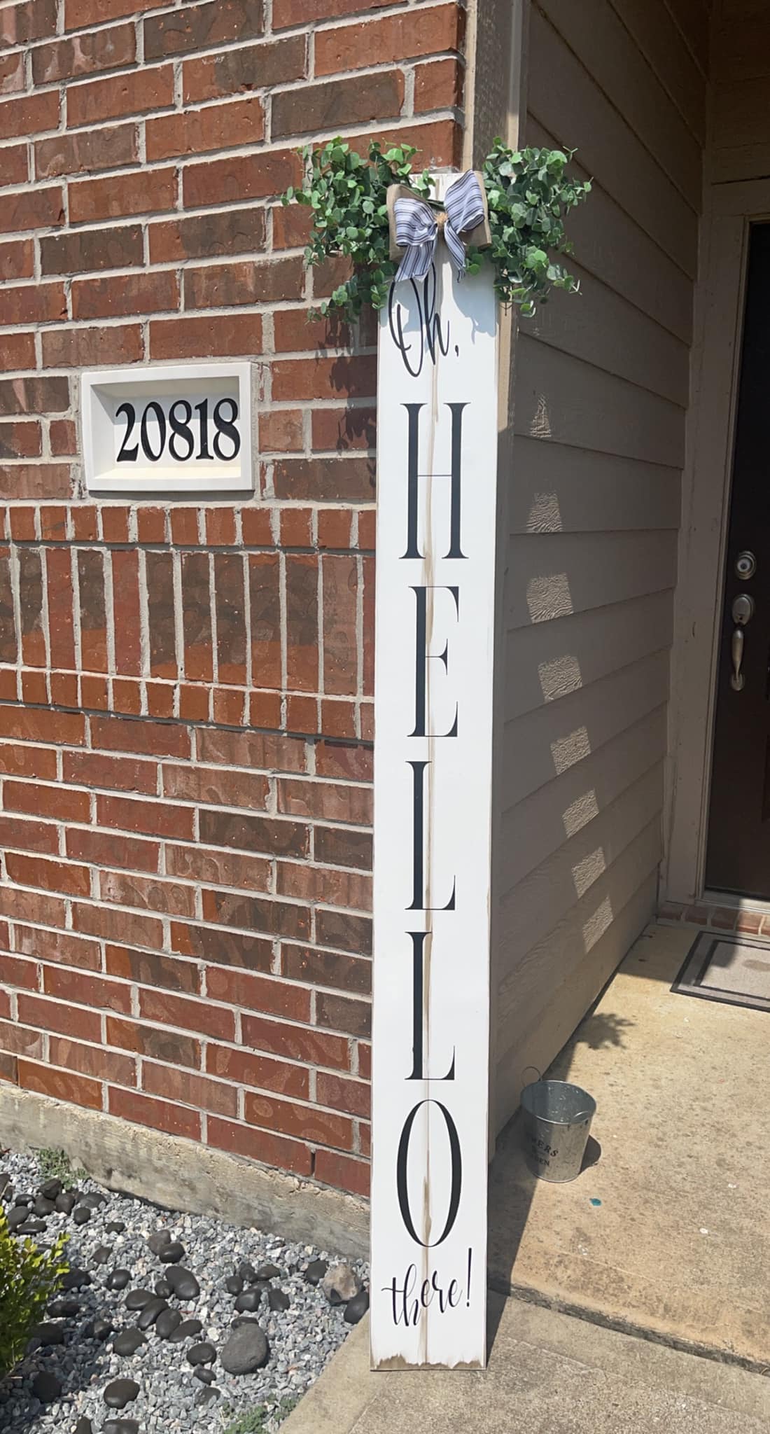 OH Hello, There Porch Sign