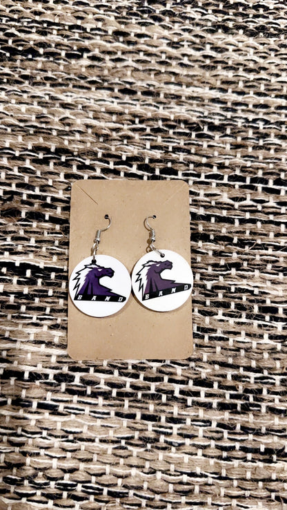 Custom School Spirit Earrings