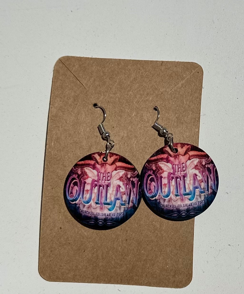 Custom School Spirit Earrings