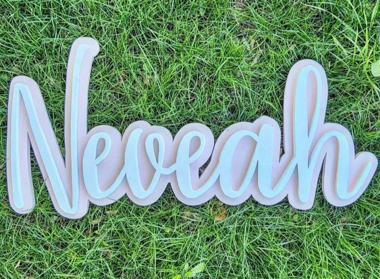 Personalized Wood Name sign