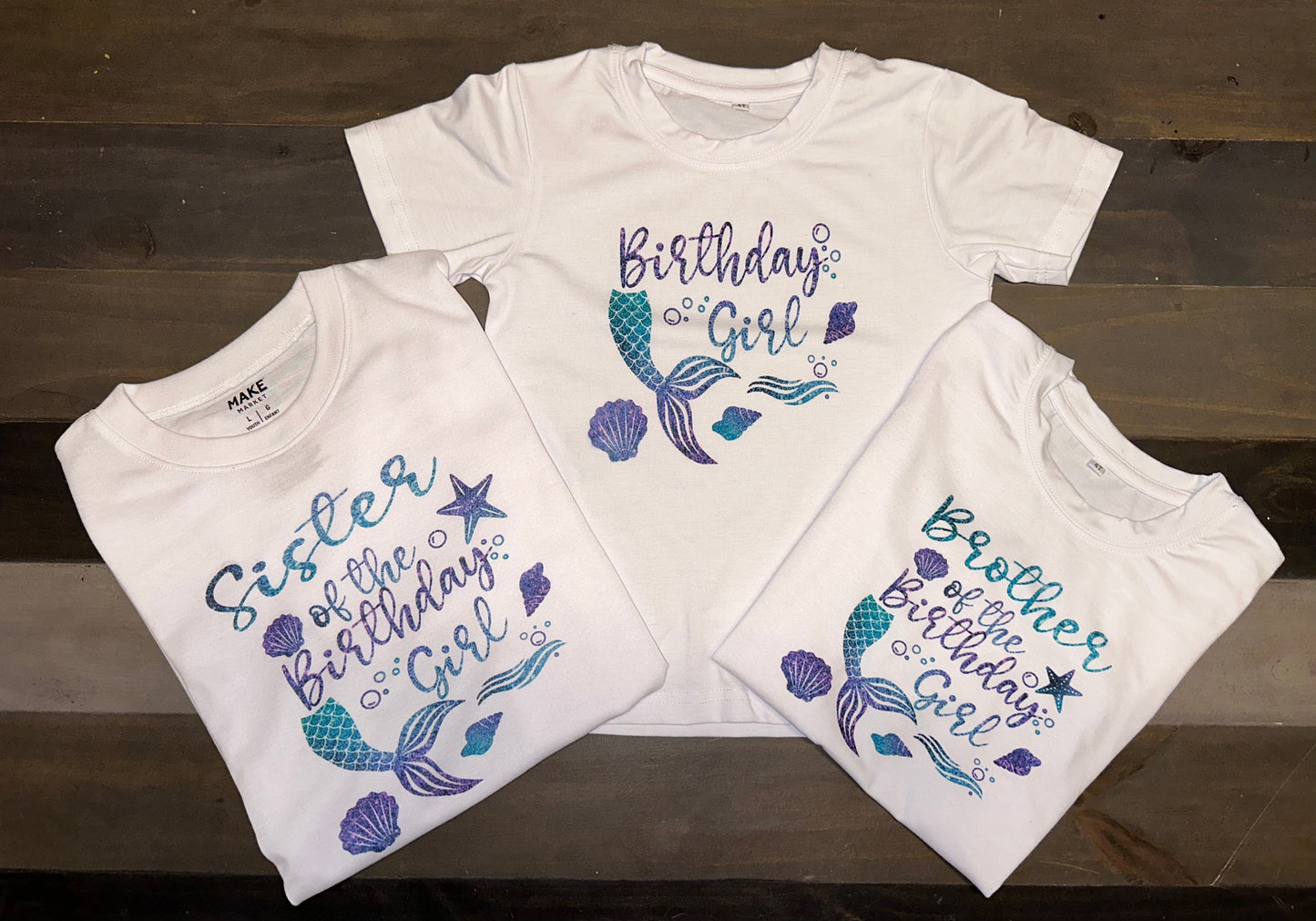 Custom family birthday shirts