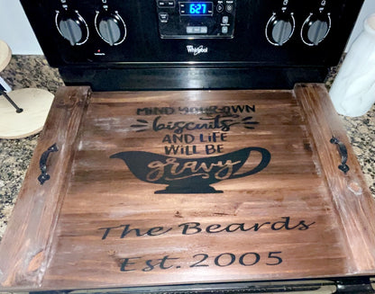 Mind your own biscuits and gravy stove cover