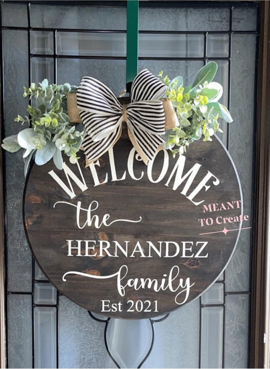 Door Hanger | Front Door Sign