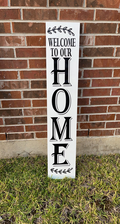 Welcome to our HOME Porch leaner
