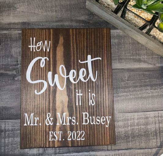 Custom wooden signs