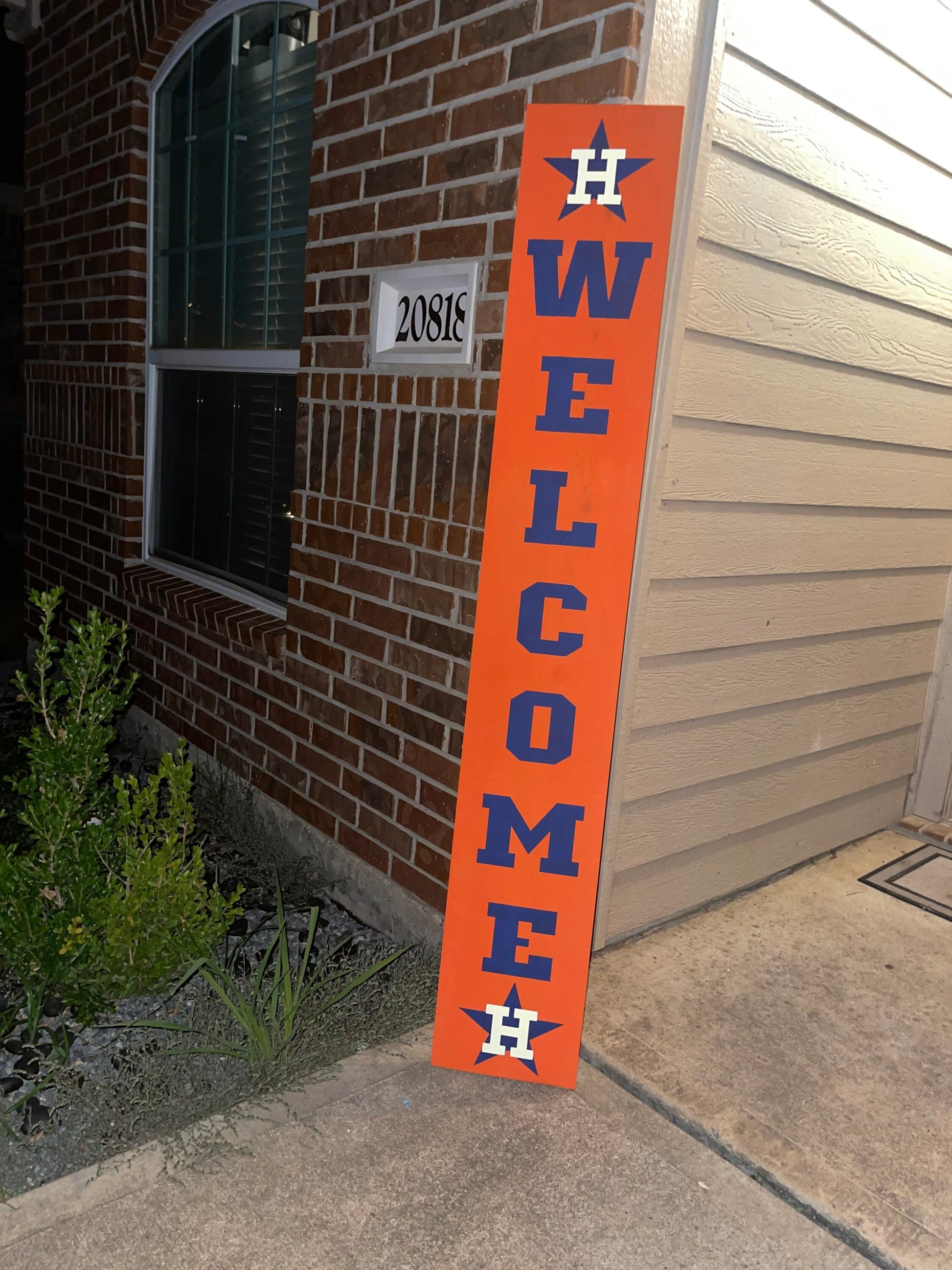 Houston Astros Porch Sign | Porch sign | Porch leaners | Front Door Decor | Door sign