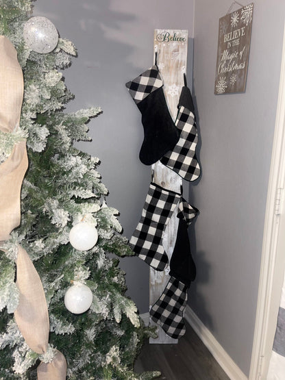 Christmas stocking holder vertical