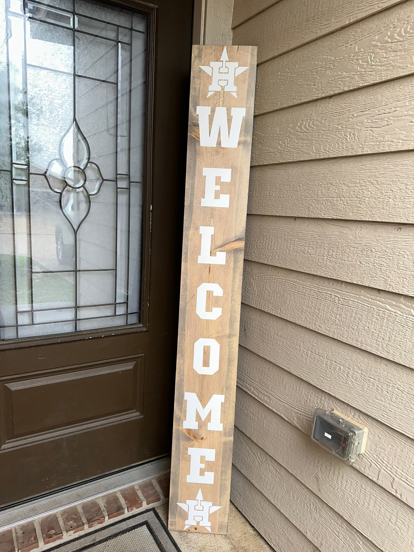 Houston Astros Porch Sign | Porch sign | Porch leaners | Front Door Decor | Door sign