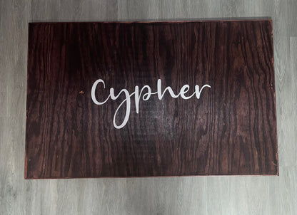 Dog Crate Topper | Kennel Cover | Wooden Dog Crate Tabletop | Wooden Crate Cover